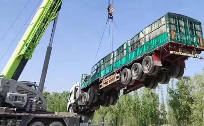 冷水滩区道路脱困救援案例